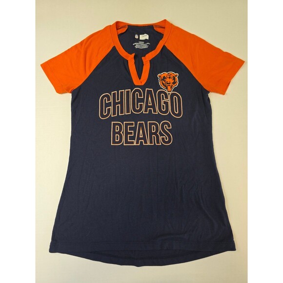 NFL Team Apparel Chicago Bears Womens Size Small Tshirt with Bears Logo - Picture 1 of 4
